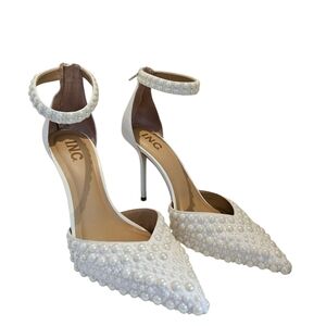 INC International Concepts White Elegant Heels